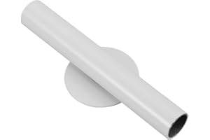 ULTECHNOVO White Small Wall Planter Vase Metal Wall-Mounted Flower Holder for Living Room and Bedroom Farmhouse