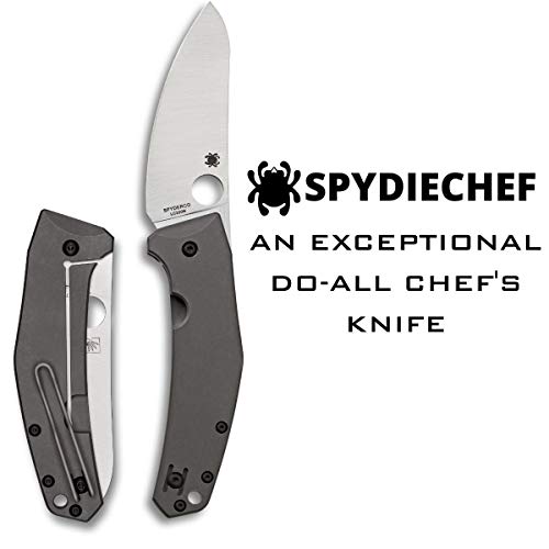Spyderco Spydiechef Premium Chef Knife With 3.32" LC200N Ultra