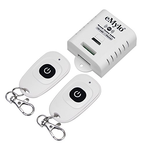 eMylo AC110V 2000W 433mHz 1Channel RF Relay Wireless Remote Control Light Switch Transmitter with Receiver