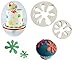 （Set of 2）Paint Splatter Cookie Cutter Set,Hand Love Sign Cookie Cutter,CupCake Decorating Gumpaste Fondant Mould