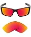 Littlebird4 Replacement Sunglasses Lenses Compatible with Oakley Fuel Cell, Polarized with UV Protection(Orange)