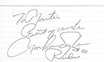 Mark van Eeghen Signed - Autographed Oakland Raiders 3x5 inch Index Card with personalization