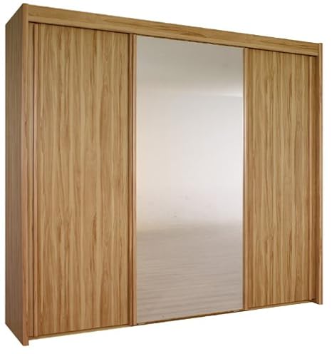 Lima Imperial Sliding Door Wardrobe 3 Door Central Mirror Amazon