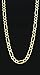 Yellow Gold Hollow Figaro Chain Real 10K Necklace 16
