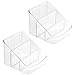 InterDesign Linus Kitchen Cabinet Spice Soup Chili Packet Organizer, Set of 2, Clear