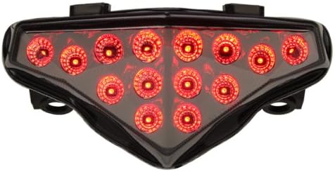 Integrated Sequential LED Tail Lights Smoke Lens for 2012-2016 Kawasaki Ninja 650