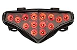 Integrated Sequential LED Tail Lights Smoke Lens for 2012-2016 Kawasaki Ninja 650
