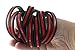 Firefighter Awareness Support Thin Red Line Silicone Wristband Bracelets