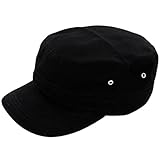 Duolaimi Army Cap for Unisex Adult (Black)