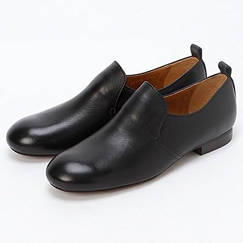 Amazon サヤ Saya 完売間近セール ヒール高1 5cm 普段使いに大活躍 ステップインモカシン ブラック 23 5 Saya サヤ シューズ バッグ