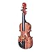Yamix Wooden Toy Violin for Kids Mini Music Violin Wonderful Musical Instrument Toy for Kids with Bow - Dark Brown