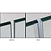 Glass Shower Door Seal Strip, Frameless Glass Door Gasket Shower Door Bottom Sweep Molding Trim-Length 10 Feet (U-3/8 inch(10mm))
