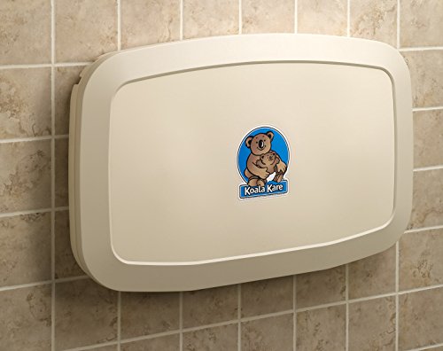Koala Kare KB200-00 Horizontal Wall Mounted Baby Changing Station, Cream