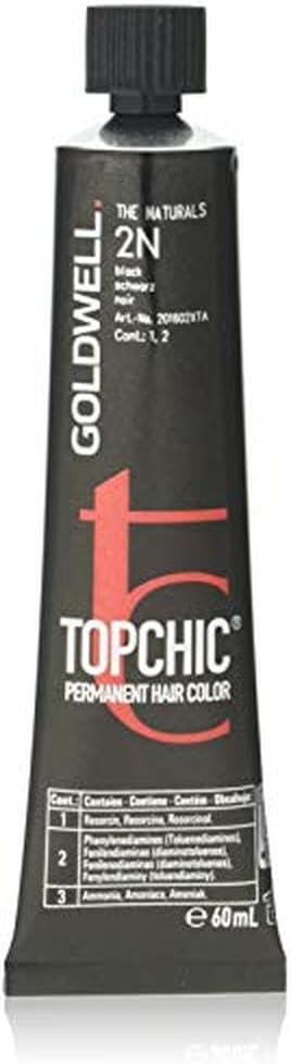 Goldwell Topchic 2N Black Permanent Hair Color 60ml