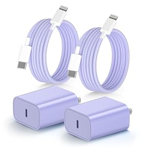 Vulendu iPhone 充電器 20W PD 急速充電 [2個セット・MFi認証・PSE認証済] USB C - Lightning ケーブル 2m付き2本