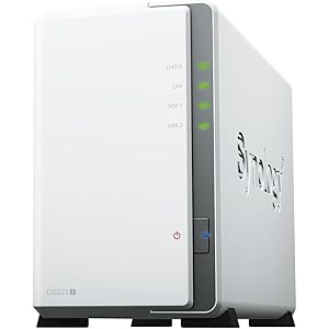 Synology NASキット 2ベイ DS223j/G【ガイドブック付】 クアッドコアCPU搭載 1GBメモリ搭載 ライトユーザー向け DiskStation