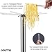 Gourmia GPD9355 Pasta Drying Rack – Eight Detachable Rotating Arms, Collapsible and Foldable - Includes Noodle and Spaghetti Transporting Wand, Anti Slip Silicone
