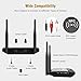 Hosome 80M Long Range Bluetooth 5.0 Transmitter Receiver, 3-in-1 Wireless 3.5mm Audio Adapters Bluetooth Receiver Aptx HD Low Latency,Optical and RAC Cable for TV PC Home Stereo Systemthumb 4