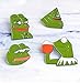 Flairs New York Premium Handmade Enamel Lapel Pin Brooch Badge ([Frog] But That's None of My Business, 1 Pin)