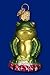 Old World Christmas Smug Mug Frog Christmas Ornament