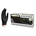 AMMEX Medical Black Nitrile Gloves - 4 mil, Latex Free, Powder Free, Textured, Disposable, Non-Sterile, Small, ABNPF42100-BX, Box of 100 primary