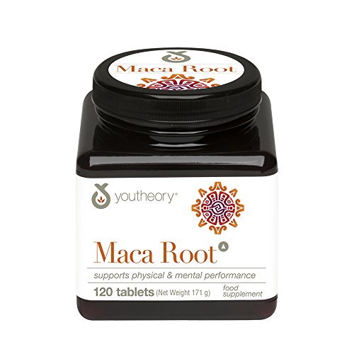 YOUTHEORY Maca Root 120 Count, 0.02 Pound