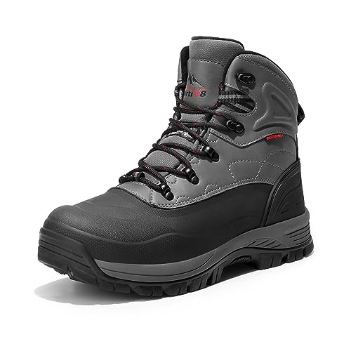 NORTIV 8 Men's Waterproof Winter Boots