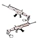 THEPINKFLAMINGO Automatic Assault Rifle Key Chain Toy (Metal Scar)