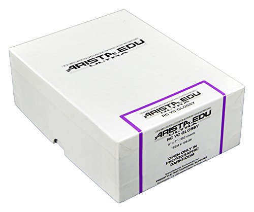 Arista EDU Ultra VC RC Black & White Photographic Paper, Glossy 5x7, 250 Sheets