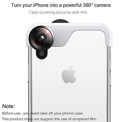 First2savvv 360 Degree VR 3D Panoramic Lens Kit for iPhone X LEN-iPhone X-360-05 - Thumbnail 3