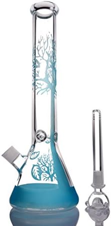 13.7" tall 7mm thickness blue