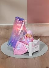 Baby Annabell Sweet Dreams Bed Doll Bed with Light Up Canopy 43cm view 13