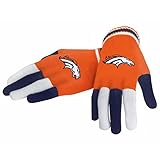 NFL Football 2014 Multi Color Team Logo Knit Gloves - Pick Team (Denver Broncos)
