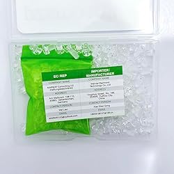 Pzsmocn 200 Pieces/100 Sets M4*6 mm PC Transparent