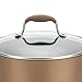 Anolon Advanced Hard Anodized Nonstick Cookware Pots and Pans Set, 12 Piece, Bronze