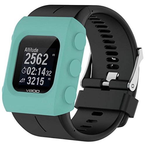 Lisin Replacement case Silicon Slim Watch Case Cover For POLAR V800 Watch (Sky Blue)