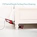 BESTEK Corded Stick Vacuum Cleaner Upright and Handheld 2-in-1 with HEPA Filtration (Red)