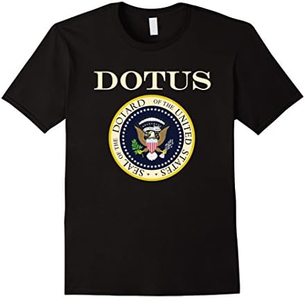 Mens Trump Dotard DOTUS | Funny Halloween Costume Party Shirt Medium Black