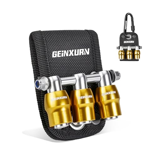 Bit Holder Polyester Tool Pouch with 3Pcs Yellow Quick Release Bit Holders at Amazon