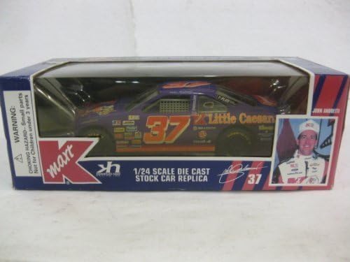 John Andretti #37 K-Mart Little Caesars Ford Thunderbird Nascar 1995 Edition In Purple Diecast 1:24 Scale By Racing Champions