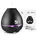 Natalie Styx 300ml Essential Oil Diffuser, Aromatherapy Ultrasonic Cool Mist Diffuser with 7 Colors Night Light, Aroma Humidifiers for Bedroom Living Room Yoga Spa