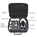 Outdoor Portable Drone Case Suitcase, Hard Portable Waterproof One Shoulder Storage Bag Travel Carry Case, Compatable for Hubsan H117S Zino, 12 X 10 X 4.4 in, Black