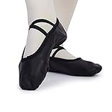 Woman's Classic Yoga Leather Ballet Dancing Shoes