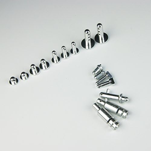 Silver Body Pin Wing Gas Tank Radio Box and Gear Cover pins for hpi rovan kingmotor Baja 5b 5t