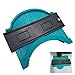 Contour Duplications Gauge 5 Inch Contour Profile Gauge, Multi-functional Plastic Contour Duplicator Edge Shaping Measure Ruler for Tiling Laminate Woodworking Practical Tool