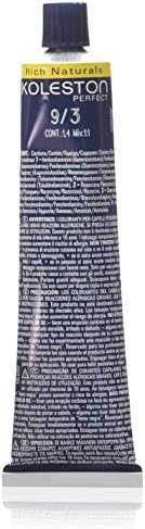 Wella Professionals Koleston Perfect Rich Naturals Hair Color Color 9/3 (Permanent Creme Haircolor) 2 oz