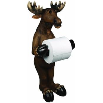 Floor Standing Willie Black Bear Toilet Paper Holder 29 5 Inch