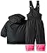 Pink Platinum Baby Girls Snowsuit, Black Colorblock, 18M