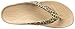 crocs Women's Kadee II Leopard Print Flip Flop, Gold, 10 M US