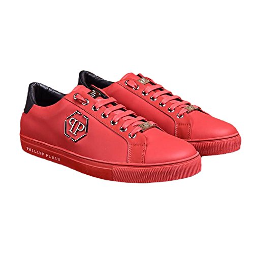 Philipp Plein Mens Red Leather Fashion Sneakers Ghana Ubuy